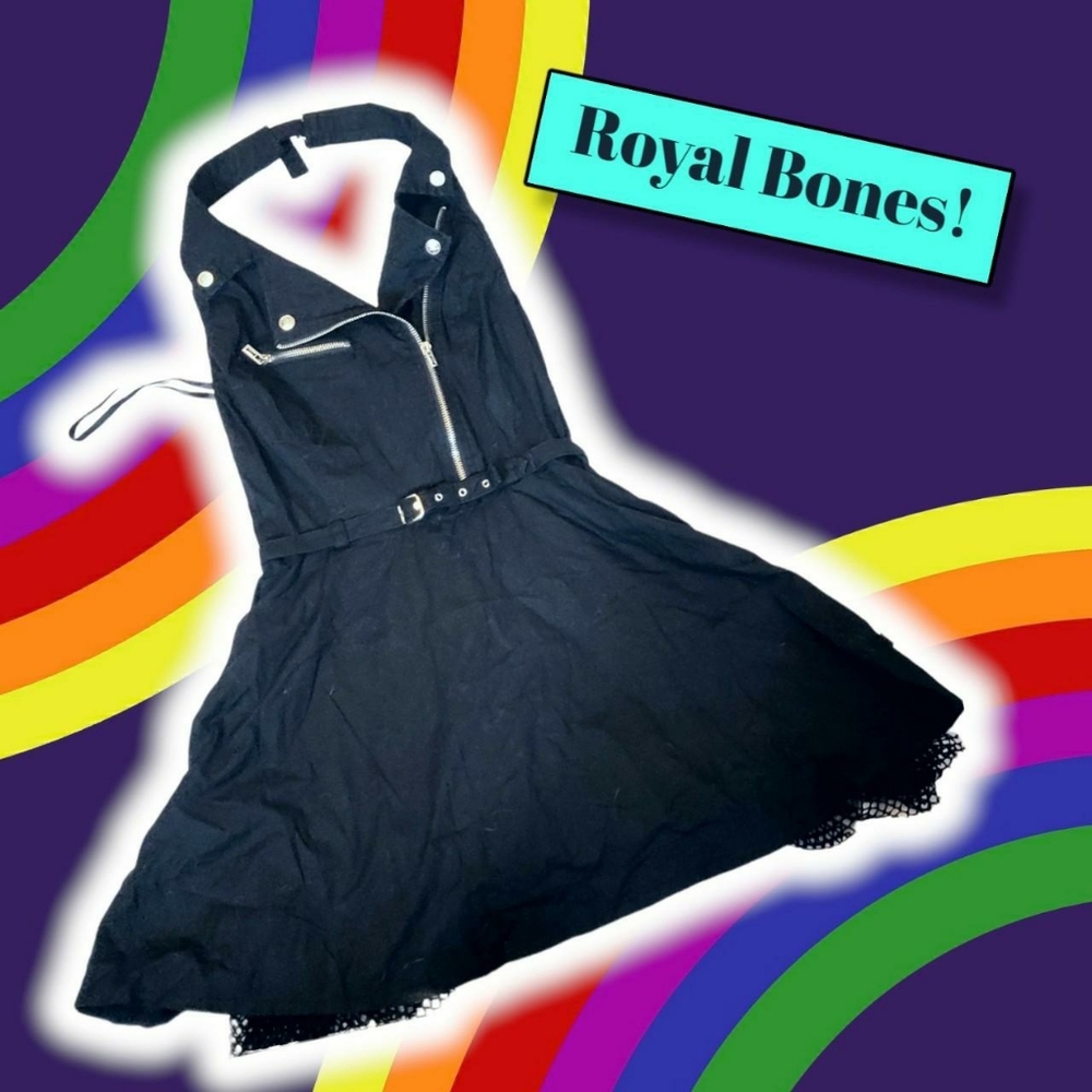 Royal Bones Punk Goth Dress!